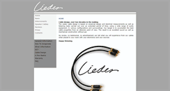 Desktop Screenshot of liedercables.com